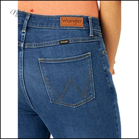 High Rise Boot Cut Jeans with Stretch - Picture 3 of 4